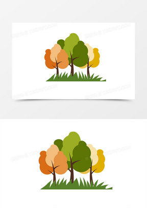 扁平植物图片素材