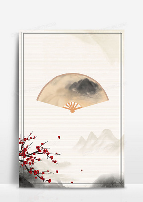 古风水墨背景图片素材