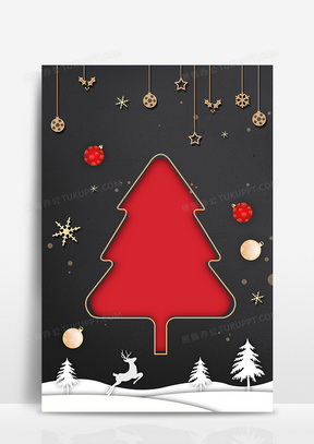 红黑简约图片素材