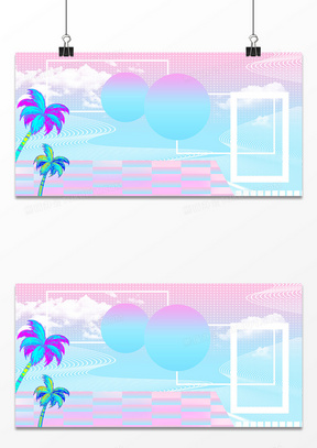 314时尚蒸汽波石膏线雕塑电商背景120冬天行驶蒸汽机车