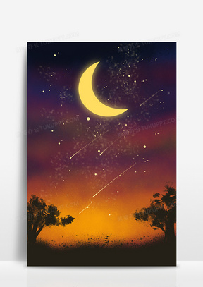 夜晚星空图片素材