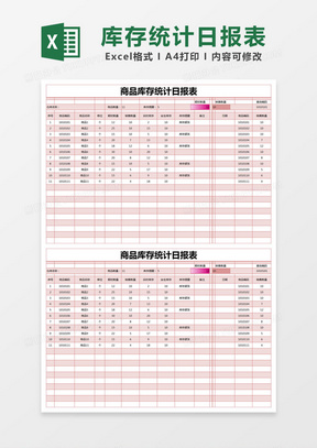 銷售庫存excel表格模板下載_熊貓辦公
