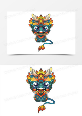 瑞兽图案纹样设计图片大全_熊猫办公