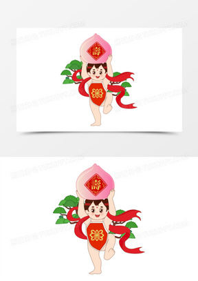 超简单的年画娃娃图片可爱版