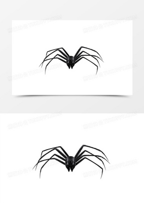 手绘卡通蜘蛛素材