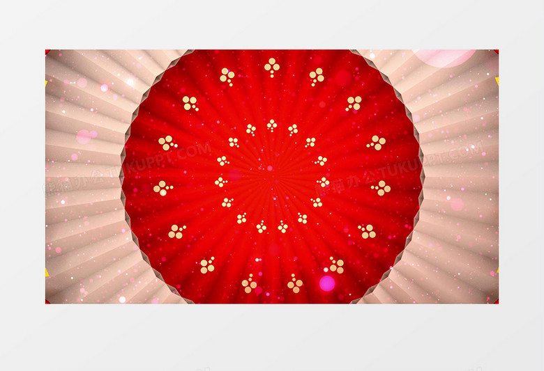 喜庆新年粒子动态元素视频素材