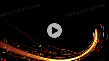 金色粒子梦幻动态光效背景视频素材下载_mp4格式_熊猫办公