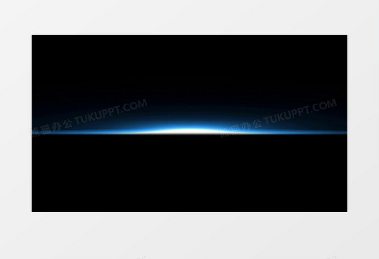 地平线星光光线动态粒子视频