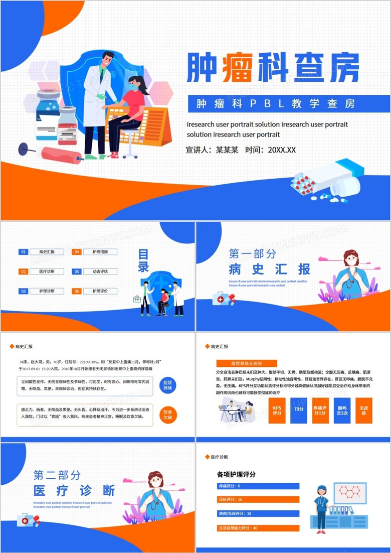 肿瘤科PBL教学查房动态PPT