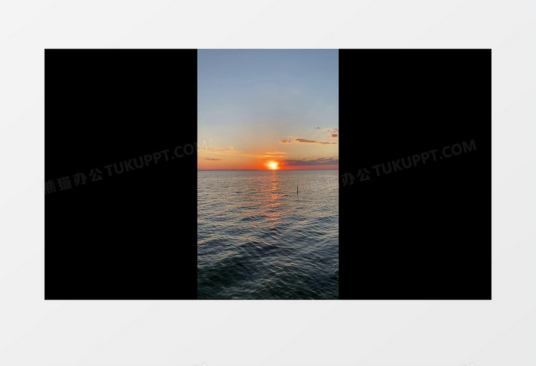 高清实拍波澜的海面实拍竖版视频素材