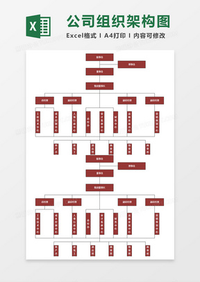 红色公司组织架构图