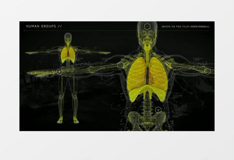 高科技HUD元素AE素材大包