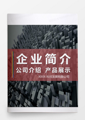 企业简介产品展示商业计划书