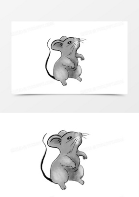 灰色水墨图片素材