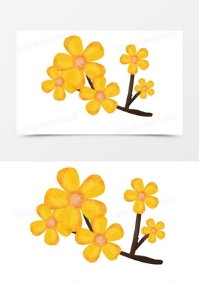 卡通小花朵图片素材