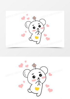 卡通手绘羡慕表情包