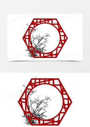 复古中国风边框图片素材