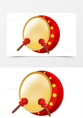 卡通鼓图片素材