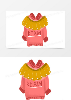 手绘毛衣图片素材