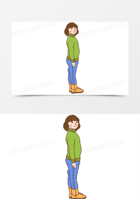 卡通毛衣图片素材