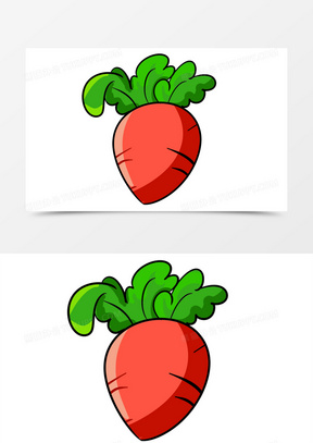 卡通萝卜图片素材