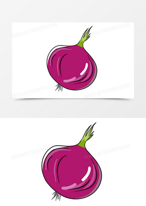 洋葱卡通图片素材