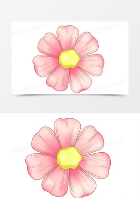 卡通小花朵图片素材