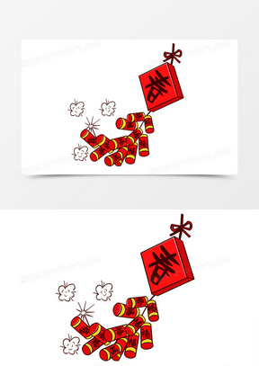 卡通简约新年鞭炮元素350卡通简约黑白装饰画椅子元素230卡通简约扁平