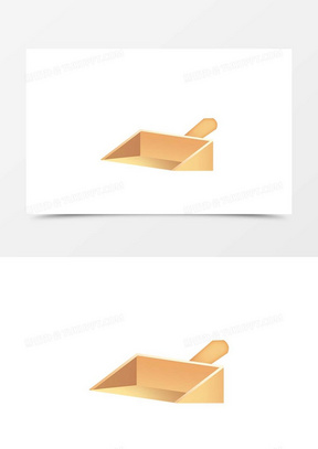 简约卡通劳动节台式簸箕手绘元素