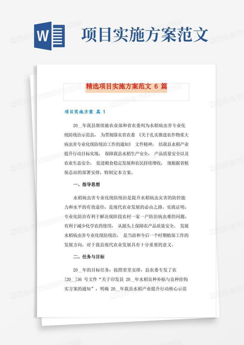 精选项目实施方案范文6篇