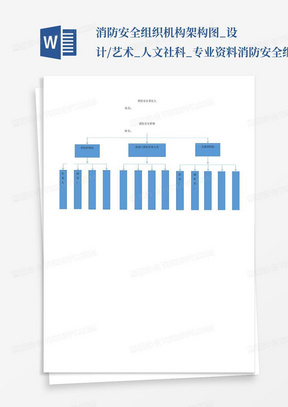 消防安全组织机构架构图_设计/艺术_人文社科_专业资料-消防安全组...