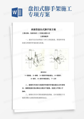 建筑施工承插型盘扣式脚手架安全技术规范