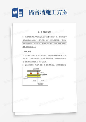 Ktv隔音施工方案