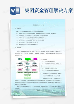 集团资金管理解决方案