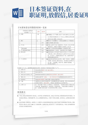 日本签证资料,在职证明,放假信,居委证明