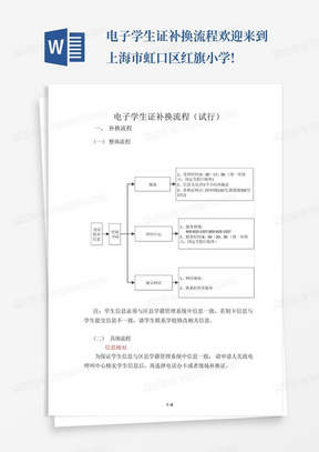 电子学生证补换流程-欢迎来到上海市虹口区红旗小学!