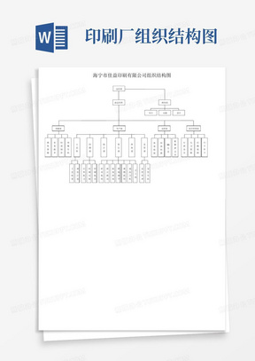 印刷厂组织结构图