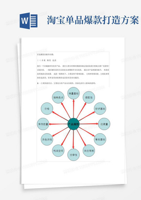 淘宝单品爆款打造方案