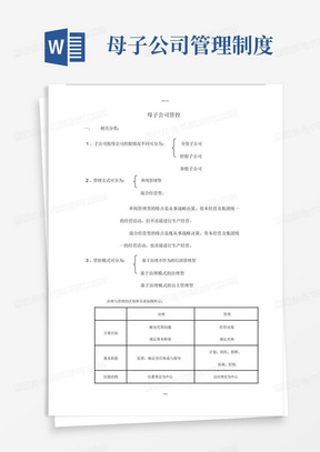 母子公司管控.doc