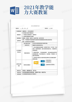 2021年中职教师教学能力大赛微课制作——宋代点茶微课教学设计