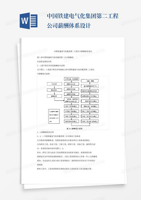 中国铁建电气化集团第二工程公司薪酬体系设计