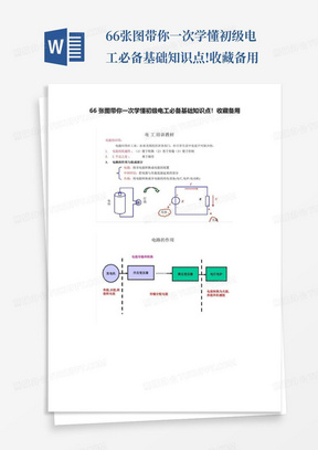 66张图带你一次学懂初级电工必备基础知识点!收藏备用