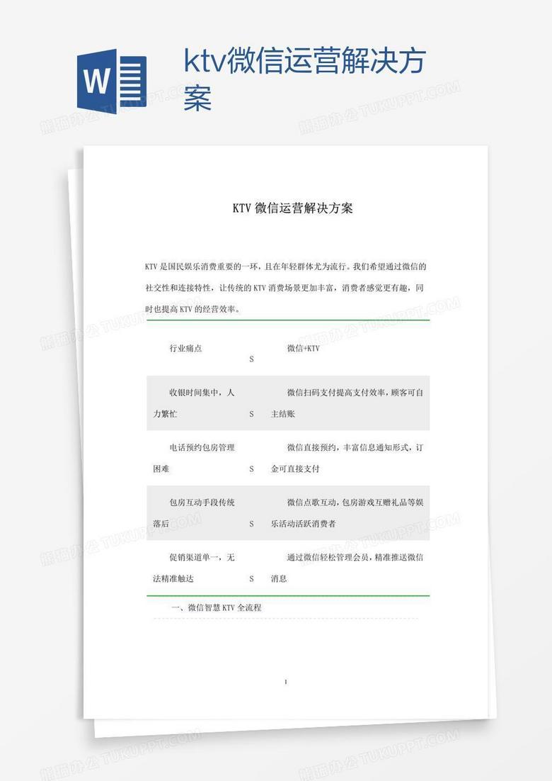 ktv微信运营解决方案