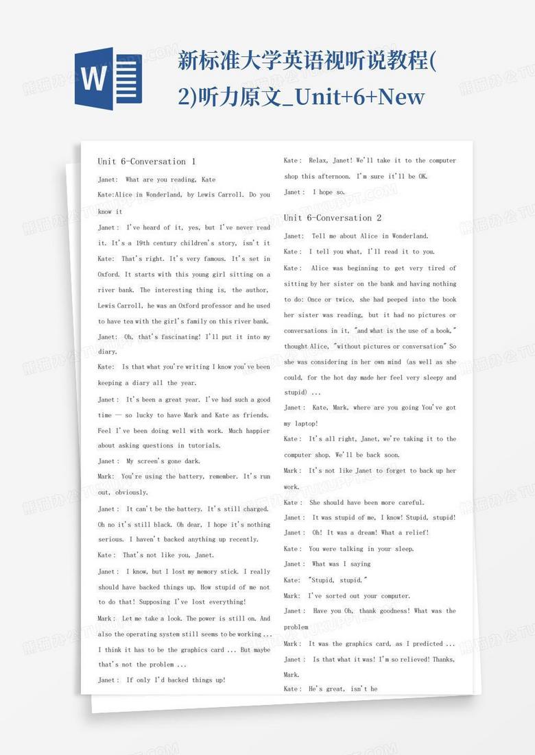New Voices 2 Test Unit 5