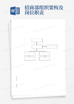 招商部组织架构及岗位职责