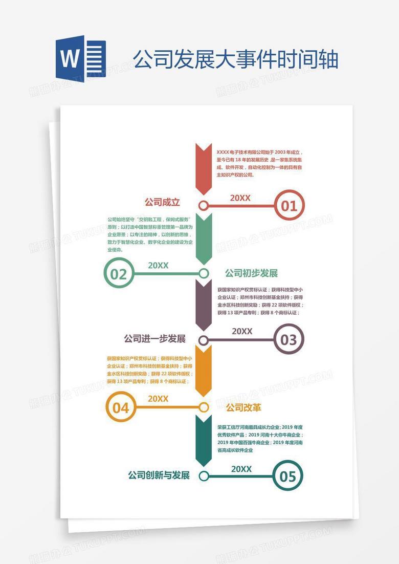 时间轴模板竖版时间轴手帐教程 用word做事件时间轴