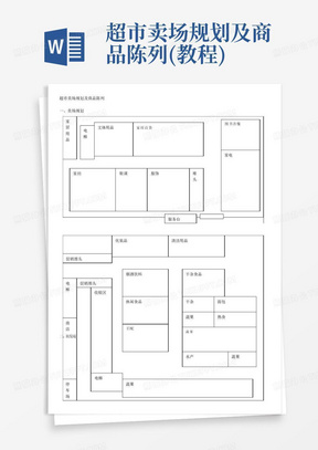 超市卖场规划及商品陈列(教程)