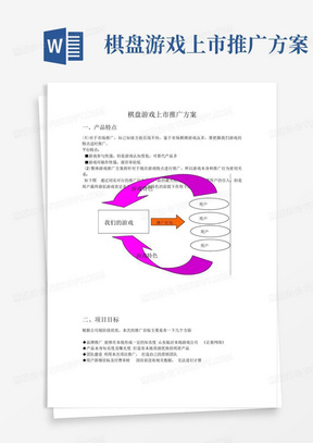 棋盘游戏上市推广方案