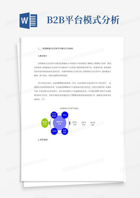 B2B平台模式分析