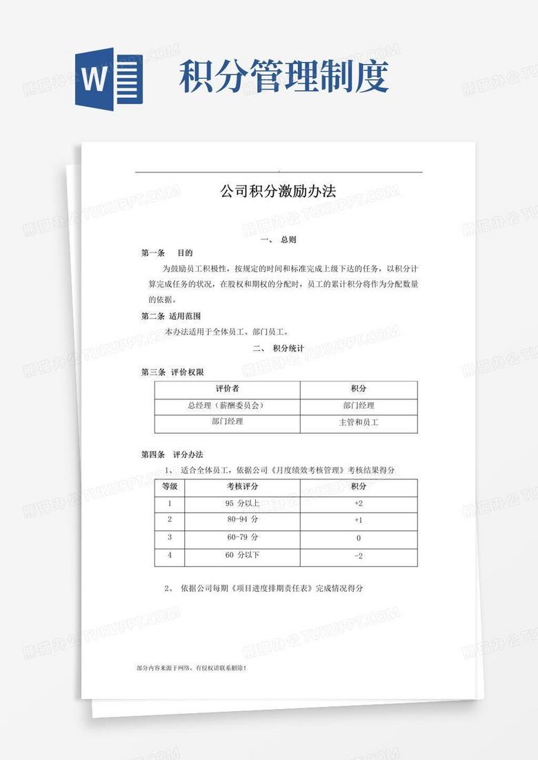 大气版积分激励制度